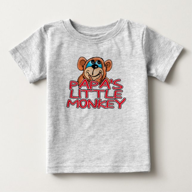 Camiseta Macaco Pequeno do Papa (Frente)