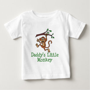 Camiseta Macaco Pequeno pai
