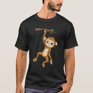 Camiseta Macaco Prendendo No Macaco Ape Branch