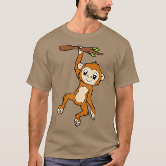 Camiseta Macaco Prendendo No Macaco Ape Branch