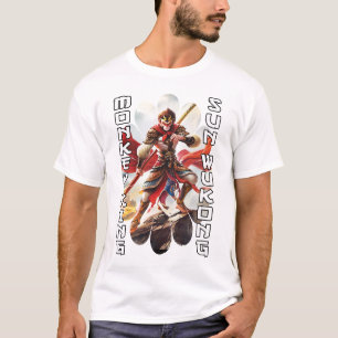 Camiseta Macaco Rei Versão 1 Homens Branco