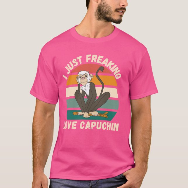 Camiseta Macaco-Retro, Eu Só Pregando Macaco-Pau (Frente)