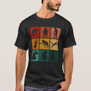 Camiseta Macaco Retro Vintage Animal Selvagem Para Homens M