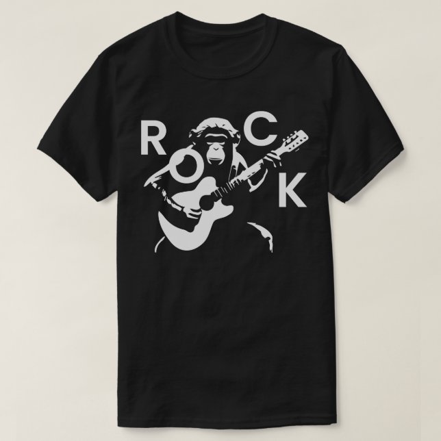 Camiseta Macaco rocha (Frente do Design)