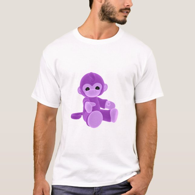 Camiseta Macaco roxo (Frente)