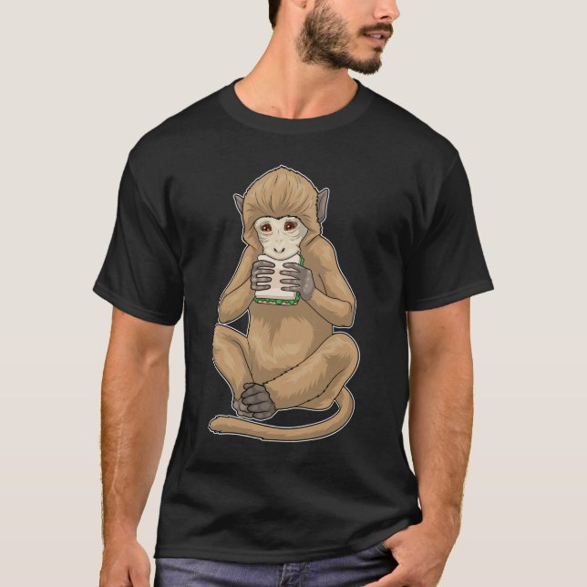 Camiseta Macaco Sandwich (Frente)
