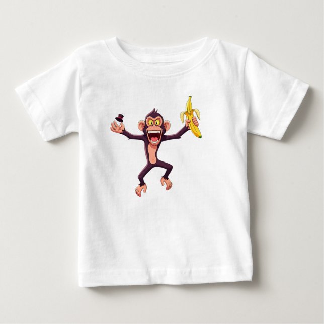Camiseta Macaco segurando uma banana (Frente)