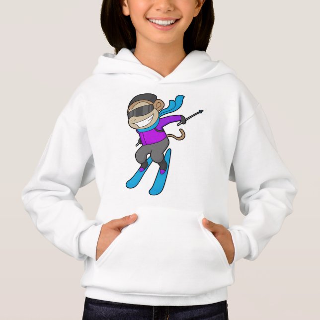 Camiseta Macaco Skier Ski (Frente)