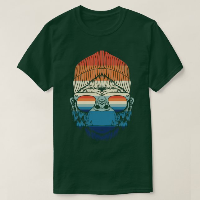 Camiseta Macaco Técnico Retroativo (Frente do Design)