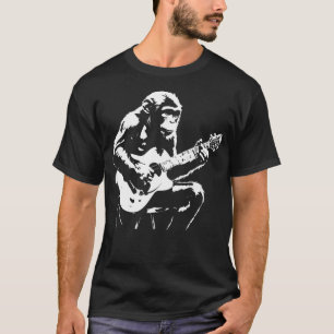 Camiseta macaco toca guitarra 1
