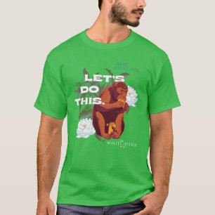 Camiseta Macaco "Vamos fazer isso" - o lótus branco