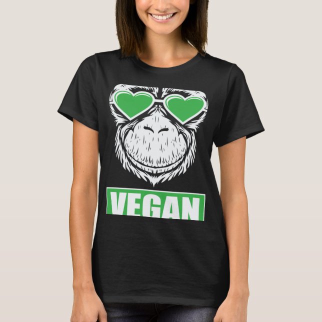 Camiseta Macaco vegano (Frente)
