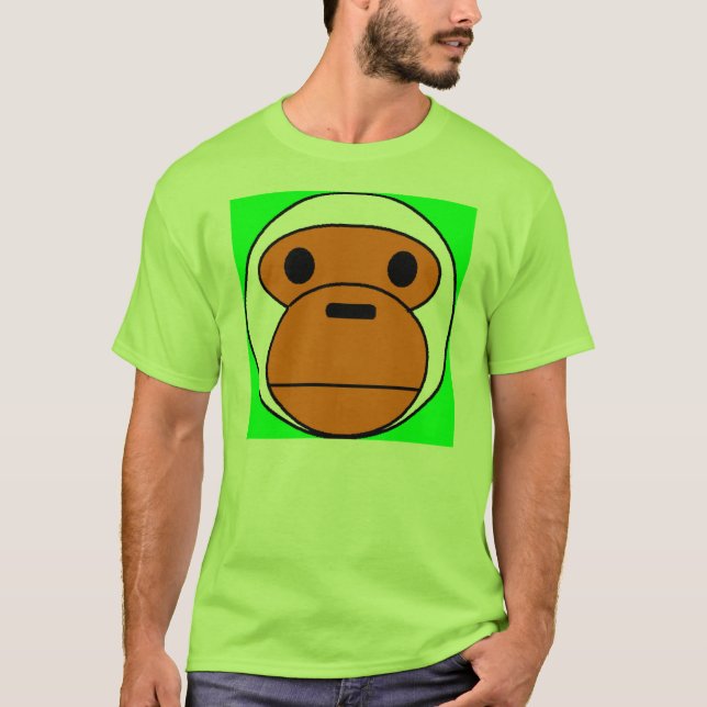 Camiseta Macaco verde (Frente)