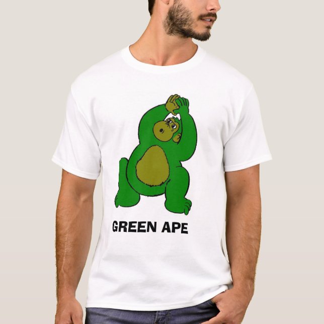 Camiseta Macaco verde (Frente)