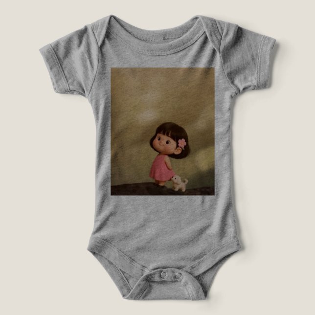 Camiseta Macacões para bebê (Design frontal)