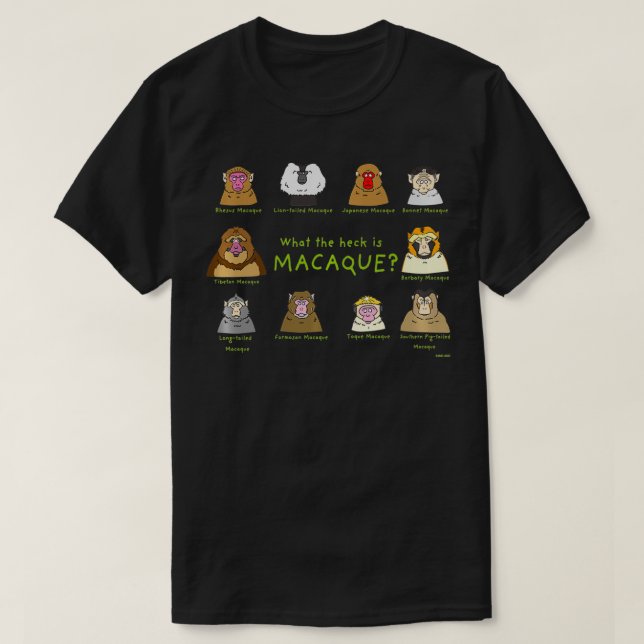 Camiseta Macacos  (Frente do Design)