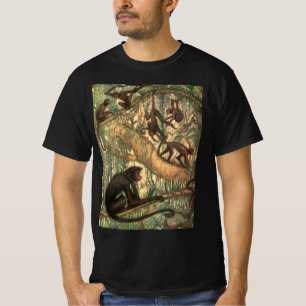 Camiseta Macacos-aranha vermelhos rodados por Louis Sargent