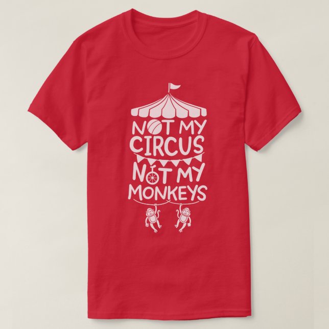 Camiseta Macacos-circo (Frente do Design)