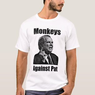 Camiseta Macacos contra Pat Robertson