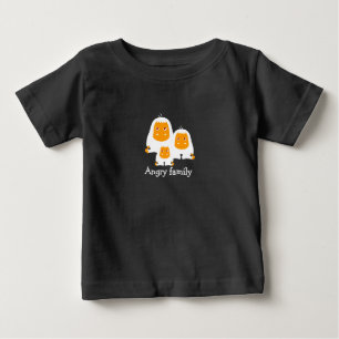 Camiseta Macacos da família zangada design