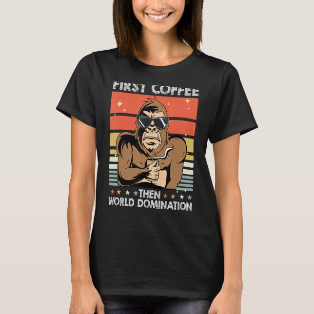 Camiseta Macacos Óculos Solares (Frente)