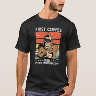 Camiseta Macacos Óculos Solares