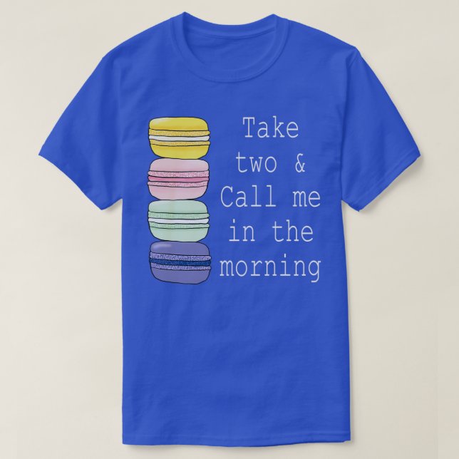 Camiseta Macaron French Macaron Funny Macaron Cookie Gift (Frente do Design)