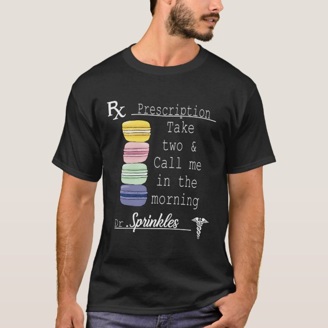 Camiseta Macaron French Macaron Macaron Cookie (Frente)