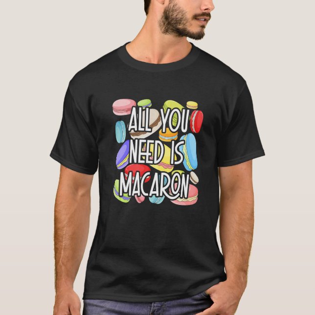 Camiseta Macaron Mountain Baking Sweet Macarons 1 (Frente)