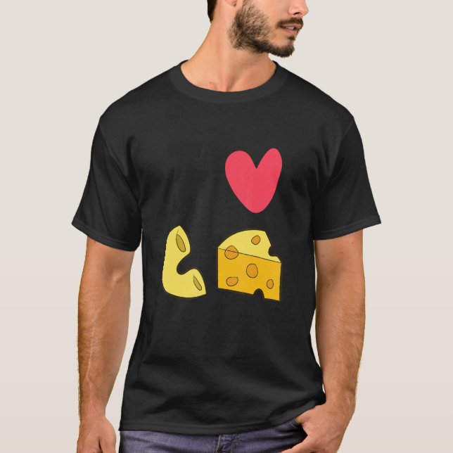 Camiseta Macaroni Cheese I Love Mac And Cheese (Frente)