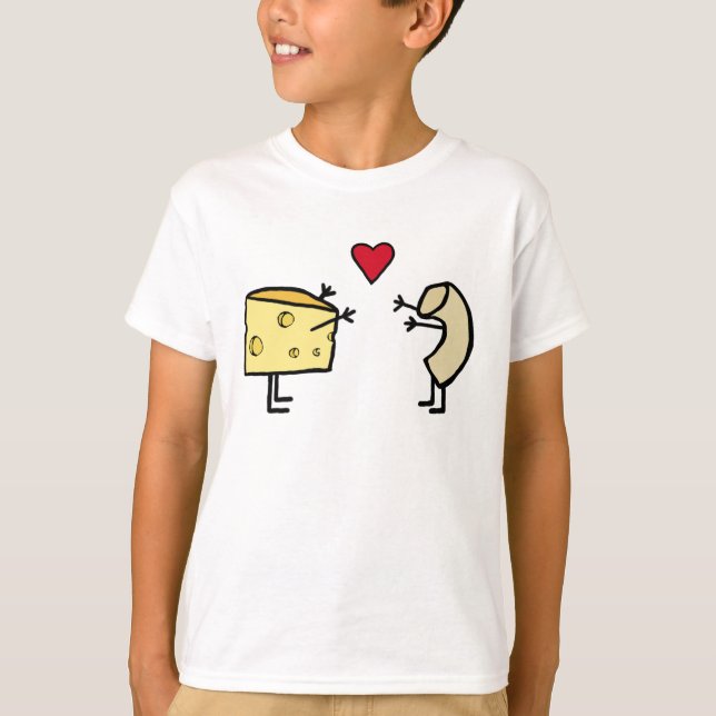 Camiseta Macaroni e Cheese Love (Frente)