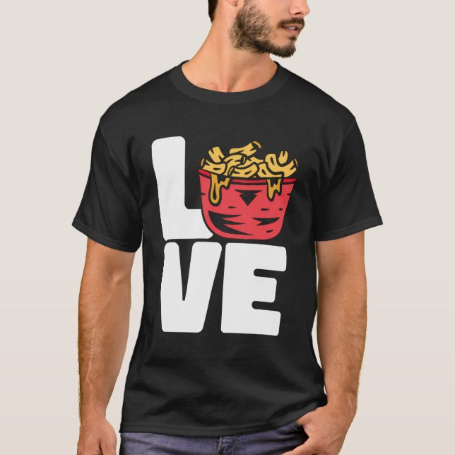Camiseta Macaroni E Queijo Lover Mac E Queijo (Frente)