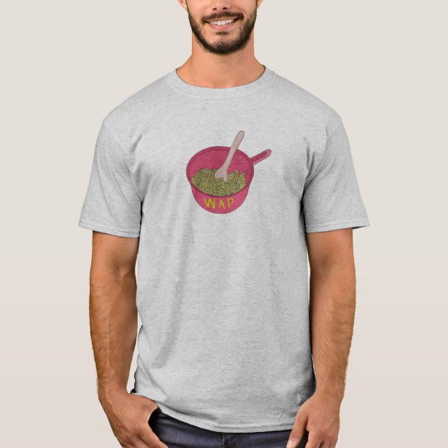 Camiseta Macaroni WAP em um Pote (Frente)