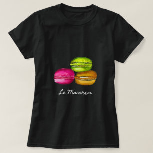 Camiseta Macarons coloridos, a aquarela é funky