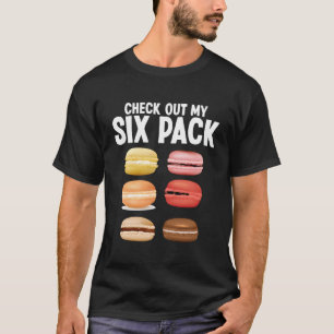 Camiseta Macaroons Francês cozido Macarron Cookies Caixas M