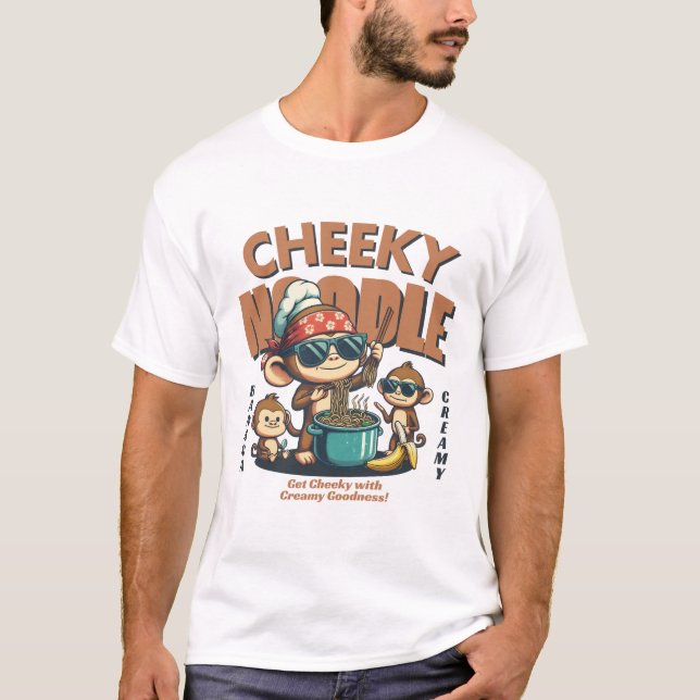 Camiseta Macarrão atrevido  (Frente)