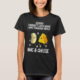 Camiseta Macarrão com Queijo Legal Para Homens Mulheres Mac