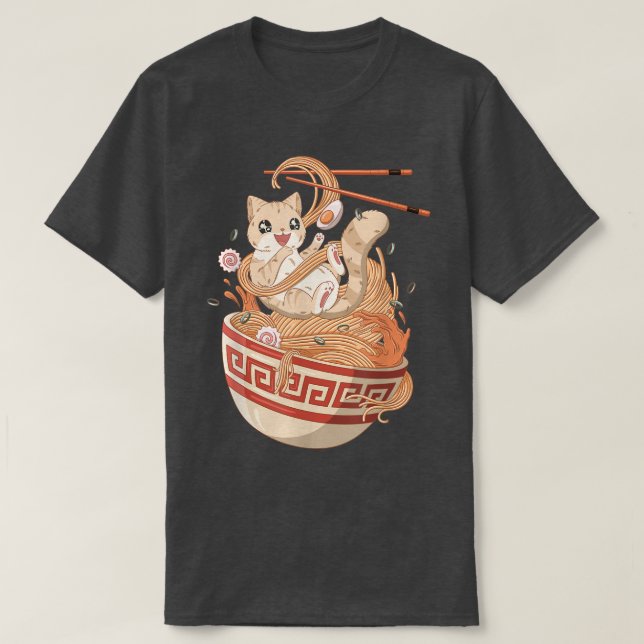 Camiseta Macarrão de gata  (Frente do Design)