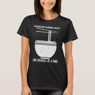 Camiseta Macarrão Legal Para Mulheres Prato De Comida Culin