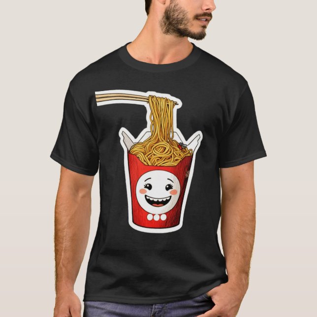 Camiseta Macarrão sorridente (Frente)