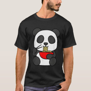 Camiseta Macarrões Japoneses Panda Ra Adoráveis