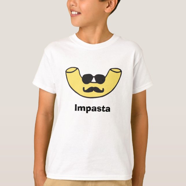 Camiseta Macarronete do macarrão de Impasta (Frente)