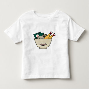 Camiseta Macarronetes do japonês do camarão do nori da