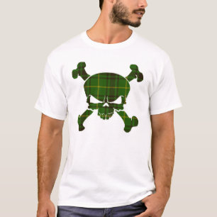 Camiseta MacArthur Tartan Skull Sem Banner