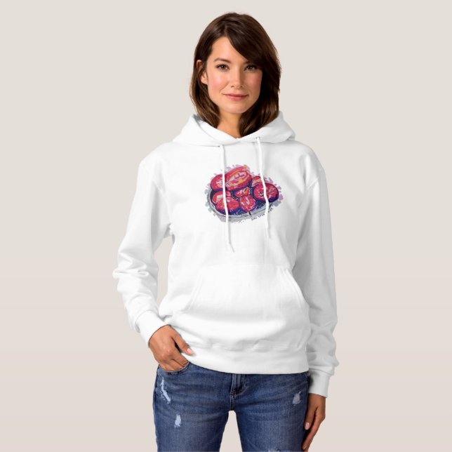 Camiseta Maçãs Abstratas (Frente Completa)