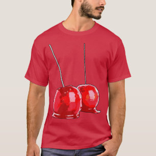 Camiseta Maçãs De Candy 25 Centavos Engraçadas Mulheres De