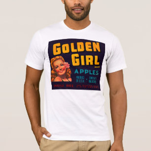 Camiseta Maçãs douradas da menina