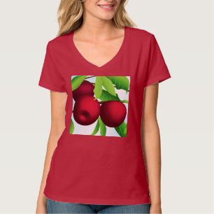 Camiseta "Maçãs em um Galho"