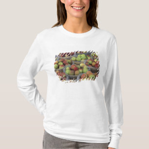 Camiseta maçãs Macintosh do Estado de Nova York em cestas