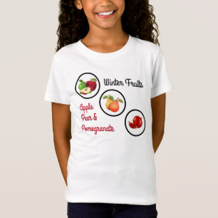 Camiseta Maçãs, peras e romãs